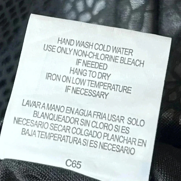 Meraki Size Medium Peplum Sleeve Top Blouse Crop Tie - Picture 8 of 8